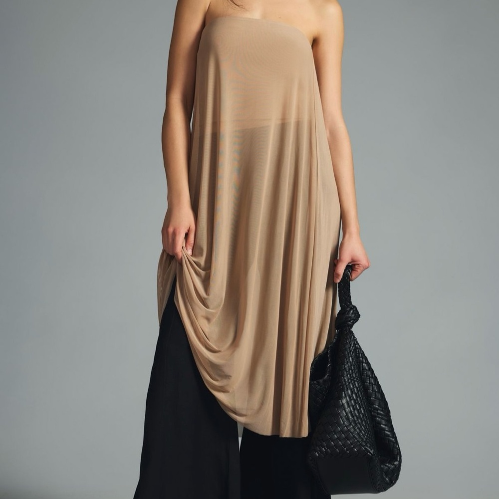 DOLAN Sheer Mesh Tube Top